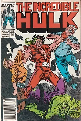 Buy Incredible Hulk # 330 1st Todd McFarlane On Hulk  Newsstand  KEY • 3.95£