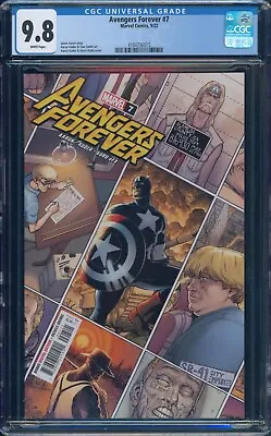 Buy Avengers Forever #7 CGC 9.8 1st Appearance Of Weapon America Marvel 2022 Cover A • 38.61£
