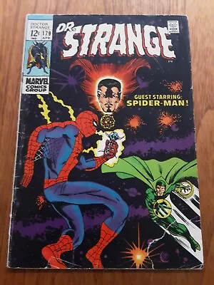 Buy Dr. Strange 179 Spider-Man! Stan Lee & Steve Ditko! Marvel 1969! • 34.95£