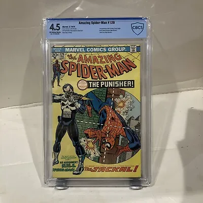 Buy The Amazing Spider-Man 129 Cbcs 4.5 1st App Punisher • 939.60£