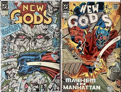 Buy New Gods #11, 14 Dc, 2 Comic Bundle, 1989/90, Vgc, Bagged/boarded • 4.99£