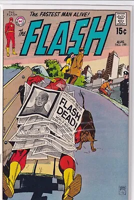 Buy Flash #199 (DC Comics 1970) Fine (F) • 7.94£