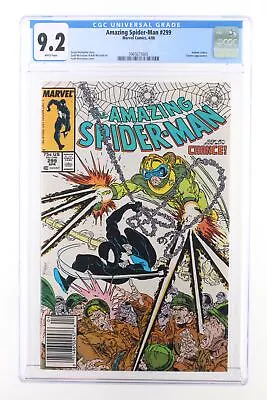 Buy Amazing Spider-Man #299 - Marvel Comics 1988 CGC 9.2 Venom Cameo. NEWSSTAND • 117.80£
