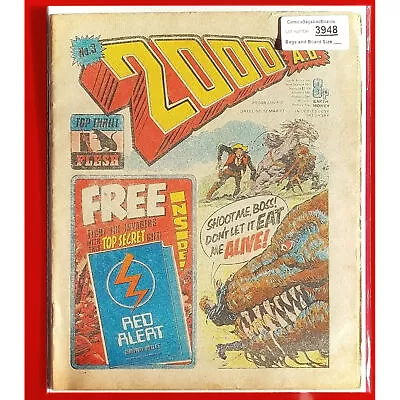 Buy 2000AD Prog 3 2nd Judge Dredd Appearance Comic Book Issue 12 3 UK 1977 (set . . • 270£