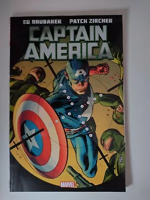 Buy Marvel Captain America Volume 3 (New) Graphic Novel Ed Brubaker Patch Zircher • 0.99£