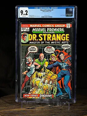 Buy MARVEL PREMIERE #7 DR. STRANGE 1973 CGC 9.2 KEY 1sr WONG On Cover  • 110.42£
