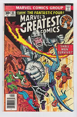 Buy MARVEL'S GREATEST COMICS #65 1976 Fantastic Four 83 Comic Inhumans JACK KIRBY • 2.36£