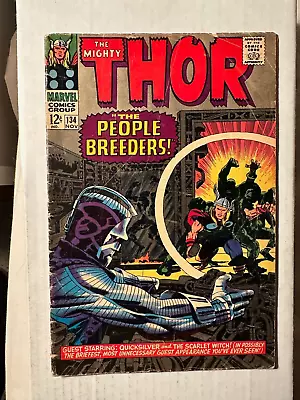 Buy Thor #134 Comic Book  1st App High Evolutionary, Man-Beast & Fafnir • 39.97£