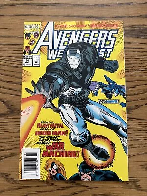 Buy Avengers West Coast #94 (1993) 1st App Jim Rhodes War Machine! Newsstand VF+ • 18.38£