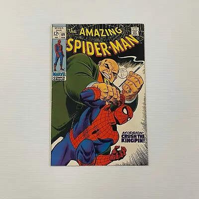 Buy Amazing Spider-Man #69 1969 FN Cent Copy Pence Stamp • 75£