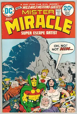 Buy Mister Miracle 18  Darkseid!  Scott Free/Big Barda!  New Gods! Kirby FN 1974 DC • 10.23£