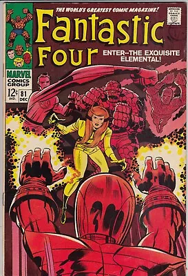 Buy Fantastic Four 81 - 1968 - Kirby - Very Fine REDUCED PRICE • 37.50£