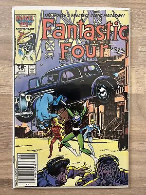Buy Marvel Comics Fantastic Four #291 1986 Action Comics#1 Homage Cover Newsstand V • 11.99£