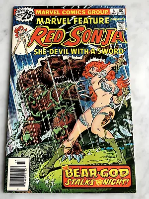 Buy Marvel Feature #5 KEY  The Bear-God Strikes At Night!  - Nice Copy! (1976) • 6.36£