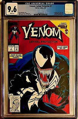 Buy Marvel 1993 Venom Lethal Protector #1 Cgc 9.6 Nm+ 1st Venom In Own Title! • 63.95£