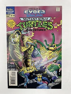 Buy Teenage Mutant Ninja Turtles Adventures #66 1995 Archie Cyber Samurai TMNT • 15.80£
