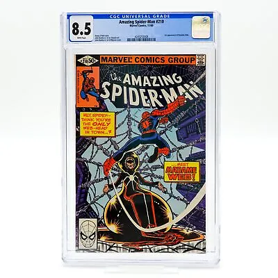 Buy Marvel Amazing Spider-Man 210 CGC 8.5 Major Key Madame Web 1980 O'Neil Romita Jr • 144.10£