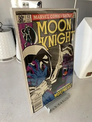 Buy MOON KNIGHT 12 1981 Sienkiewicz 1st Appearance Of Morpheus Cents News Stand RARE • 20£