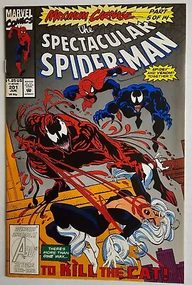 Buy The Spectacular Spiderman 201 Nm 1993 Peter Parker Amazing 1976 Series • 7.90£