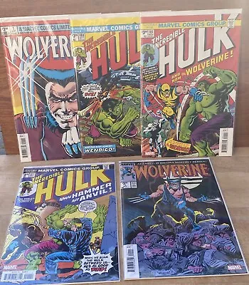 Buy INCREDIBLE HULK #181 NM Reprint 1st Full Appearance Wolverine 1 Limited 182 180 • 98.83£