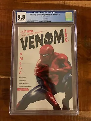Buy Amazing Spider-Man Venom Inc Omega 1 Dell'Otto 1:50 Variant CGC 9.8 NM+ • 180£