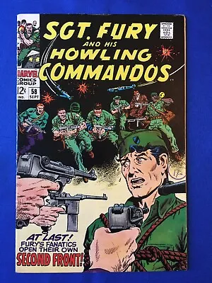 Buy Sgt. Fury And His Howling Commandos #58 VFN- (7.5) MARVEL ( Vol 1 1968) (C) • 17£