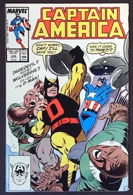 Buy CAPTAIN AMERICA #328 - 1st Appearance Of D-Man - VFN - Back Issue • 8.99£