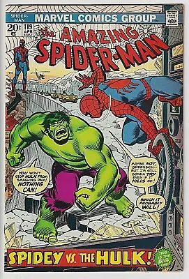 Buy Amazing Spider-Man #119 VF 8.0 Clean, Flat, Glossy, Gorgeous ! Hulk App. WOW! • 218.07£