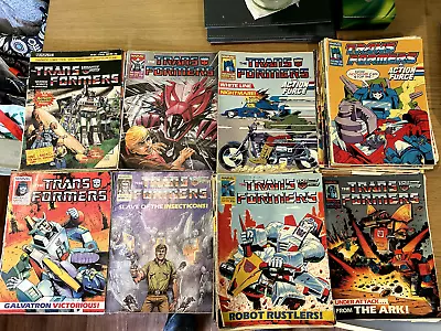 Buy MARVEL COMICS TRANSFORMERS G1 UK Comics 1984-92 VERY USED  JOB LOT • 27.99£
