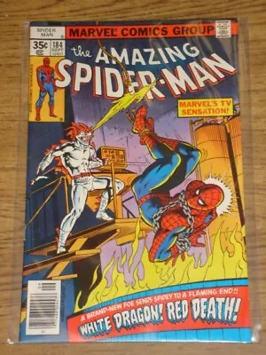 Buy Amazing Spiderman #184 Vg (4.0) Low Grade Stock Image Marvel Comics • 8.99£