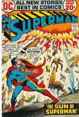 Buy DC Comics Superman Vol 1 #255 1972 4.0 VG • 10.25£