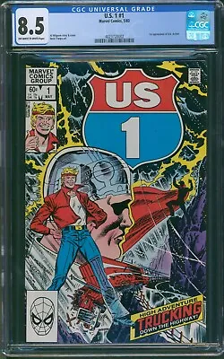 Buy U.S. 1 #1 Marvel Comics 5/83 CGC 8.5 Off White To White Pages • 118.54£