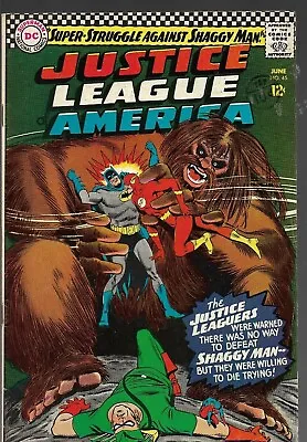 Buy JUSTICE LEAGUE OF AMERICA #45 - 1st App Of SHAGGY MAN - Back Issue (S) • 19.99£