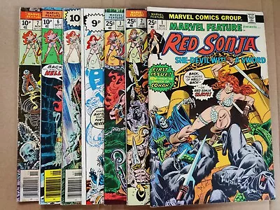 Buy Marvel Feature 1-7 COMPLETE Series Frank Thorne Red Sonja 2 3 4 5 6 Conan Pence • 43.97£