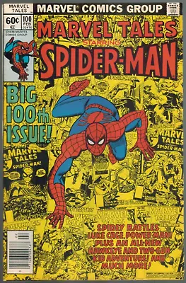 Buy Marvel Tales 100 Giant Vs Luke Cage!  (rep Amazing Spider-Man 123)  1979 VF- • 14.44£