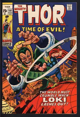 Buy Thor #191 8.5 // John Buscema & Frank Giacoia Cover Marvel Comics 1972 • 57.57£