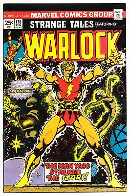 Buy STRANGE TALES #178 F, Warlock By Jim Starlin Begins, Marvel Comics 1975 • 31.62£