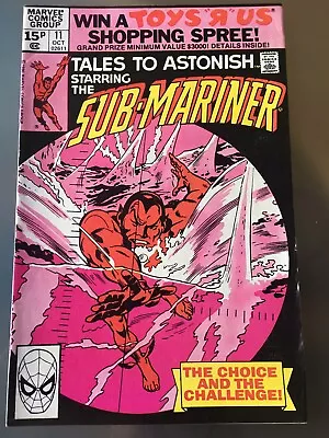 Buy MARVEL COMICS  TALES TO ASTONISH Starring The SUB MARINER Vol. 2 No. 11 OCT 1980 • 2.05£