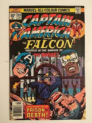 Buy Captain America #206 VFN (8.0) MARVEL ( Vol 1 1977) Kirby • 12£