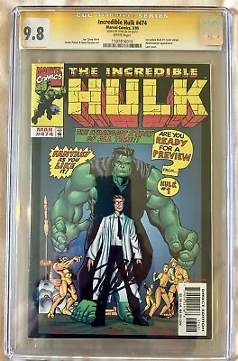 Buy Cgc Signed Stan Lee Incredible Hulk #474 • 250£