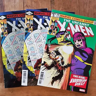 Buy Uncanny X-Men #141 & 142 Days Of Future Pasts Foil/Regular Facsimile Set Marvel • 22.39£