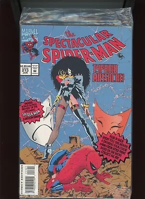 Buy 1994 Marvel,  Spectacular Spider-Man  # 213, Poly-bag / Direct, U-PICK, NM, BX87 • 3.90£