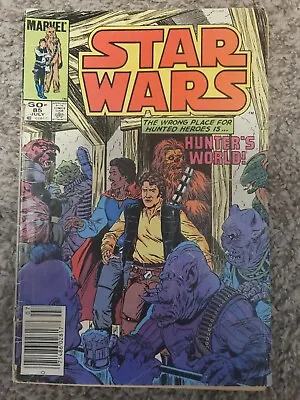 Buy STAR WARS #85 (July 1984)  Hunter's World - Hans Solo, Chewbacca - Marvel • 7.71£
