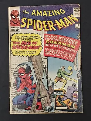 Buy Amazing Spider-Man #18 (1964 Marvel Comics) 1st Appearance Ned Leeds [VG/FN] • 103.93£