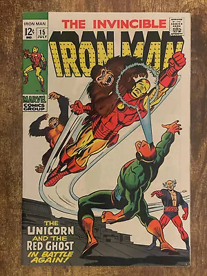 Buy Iron Man #15 - STUNNING HIGH GRADE - Marvel Comics 1969 • 18.06£