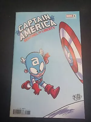 Buy Captain America Sentinel Of Liberty #1 VF/NM Skottie Young Variant Marvel Com... • 5.60£