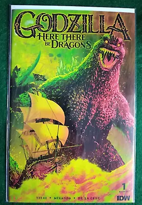 Buy GODZILLA: HERE THERE BE DRAGONS #1 -  IDW 2023 (vf+ - NM) • 8.95£