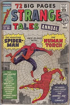 Buy Strange Tales Annual 2 - 1963  -Spider-Man - Very Good -  REDUCED PRICE • 159.99£