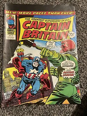 Buy Captain Britain #25 - Marvel Comics - March 1977 • 7£