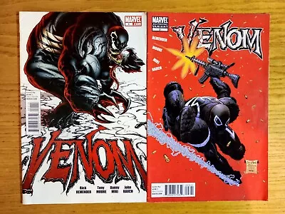 Buy Venom 1 & 2 Comic 2011 Rare Second Print Variant For Issue 2 Marvel Comics • 25£